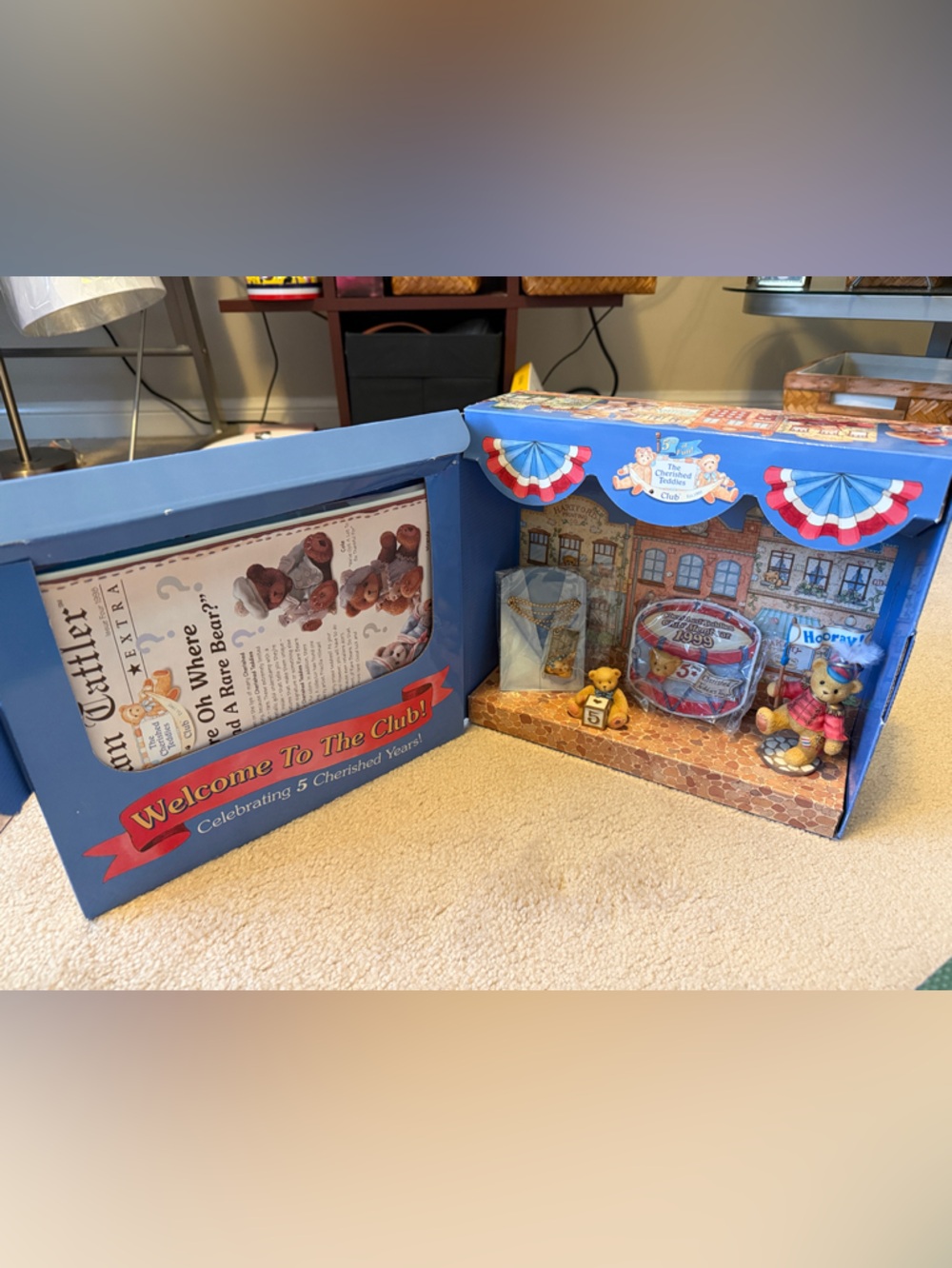 Cherished Teddies 5th Anniversary Playset